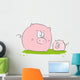 Funny Pig Wall Decal