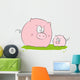 Funny Pig Wall Decal