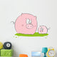 Funny Pig Wall Decal