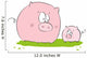 Funny Pig Wall Decal