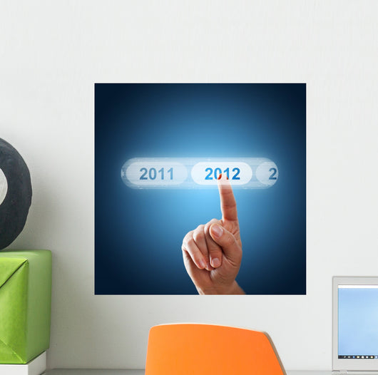 Finger Selects Touchscreen 2012 Wall Decal