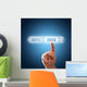 Finger Selects Touchscreen 2012 Wall Decal