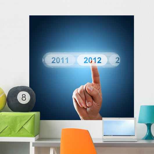 Finger Selects Touchscreen 2012 Wall Decal
