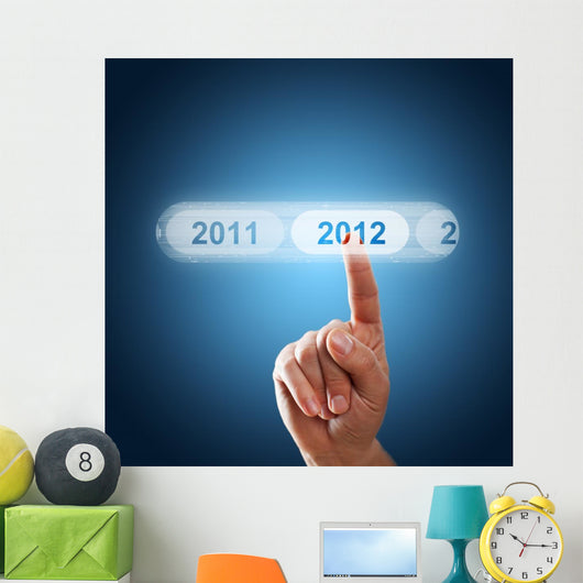 Finger Selects Touchscreen 2012 Wall Decal