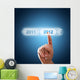 Finger Selects Touchscreen 2012 Wall Decal