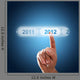 Finger Selects Touchscreen 2012 Wall Decal