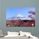 Mt Fuji with Japanese Wall Decal