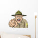 Cartoon Angry Army Drill Wall Decal