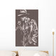 Man Hat Graffiti Style Wall Decal