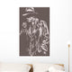 Man Hat Graffiti Style Wall Decal