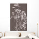 Man Hat Graffiti Style Wall Decal
