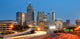 Downtown Atlanta Skyline Wall Decal Panoramic Wall Decal