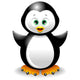 Happy Cute Penguin Wall Decal