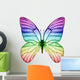 Butterfly Rainbow Colors Wall Decal