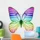 Butterfly Rainbow Colors Wall Decal
