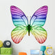 Butterfly Rainbow Colors Wall Decal
