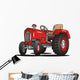 Red Tractor Wall Decal