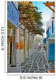 Tiny Colorful Mykonos Wall Decal