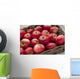 Loose Red Apples Wicker Wall Decal