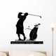 Golf and Golfer Wall Decal