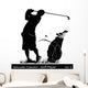 Golf and Golfer Wall Decal