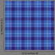 Blue Colored Tartan Seamless Wall Decal