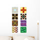 Traditional Quilting Patterns Wall Decal