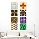 Traditional Quilting Patterns Wall Decal