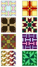 Traditional Quilting Patterns Wall Decal
