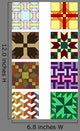 Traditional Quilting Patterns Wall Decal