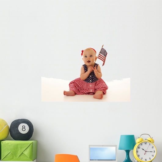 Patriotic Baby Wall Decal