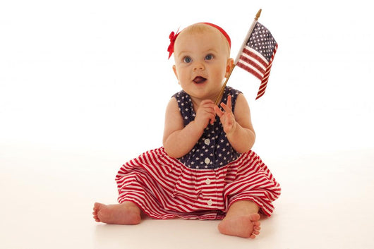 Patriotic Baby Wall Decal
