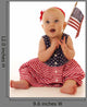 Patriotic Baby Wall Decal