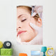 Woman Receiving Face Botox Wall Decal