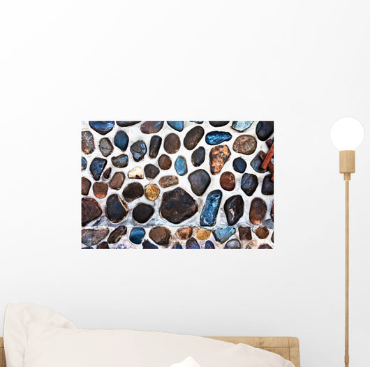 Inset Stones Wall - Wall Decal