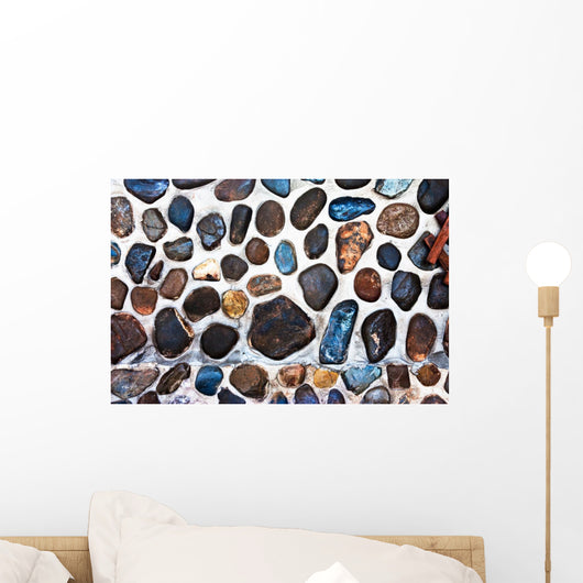 Inset Stones Wall - Wall Decal