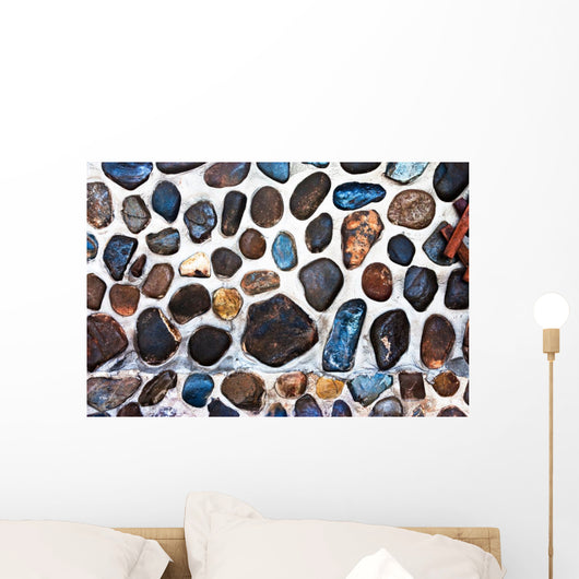 Inset Stones Wall - Wall Decal