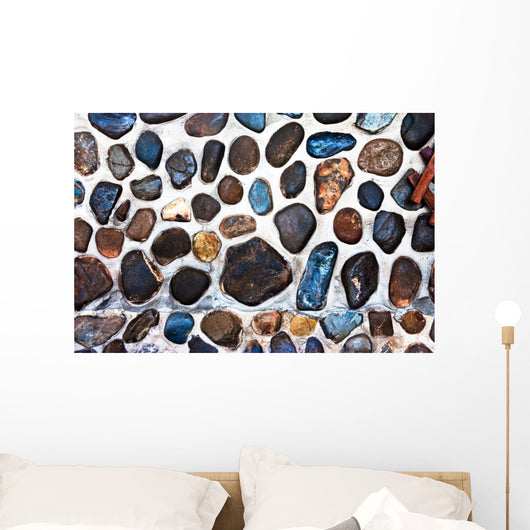 Inset Stones Wall - Wall Decal