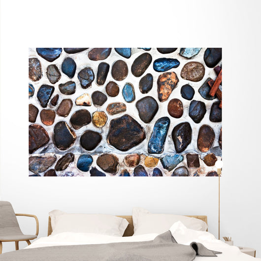 Inset Stones Wall - Wall Decal