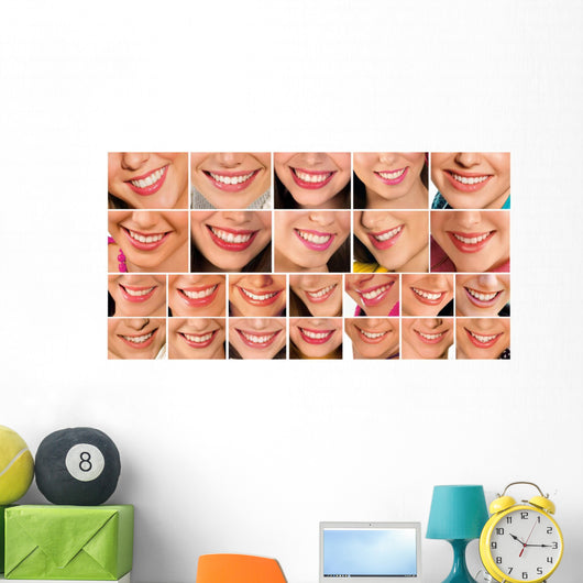 Smiles Collection Wall Decal