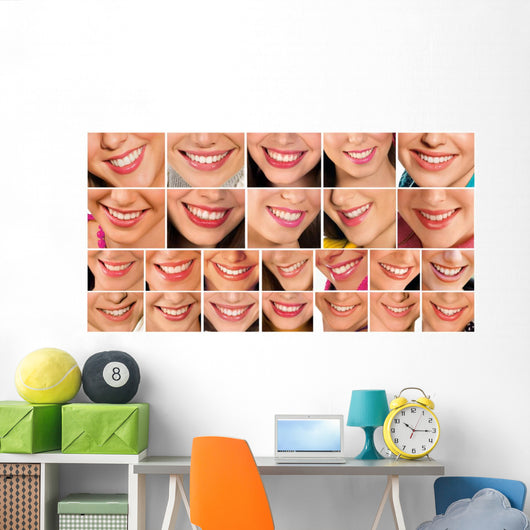 Smiles Collection Wall Decal