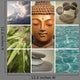 Zen Buddha Collage Wall Decal