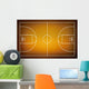 Basketball Court Wall Decal