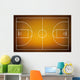 Basketball Court Wall Decal