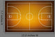 Basketball Court Wall Decal