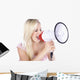 H Bsche Blonde Frau Wall Decal