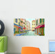 Street Facades Old Houses Wall Decal Design 2