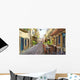 Street Facades Old Houses Wall Decal Design 1