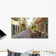 Street Facades Old Houses Wall Decal Design 1