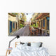 Street Facades Old Houses Wall Decal Design 1